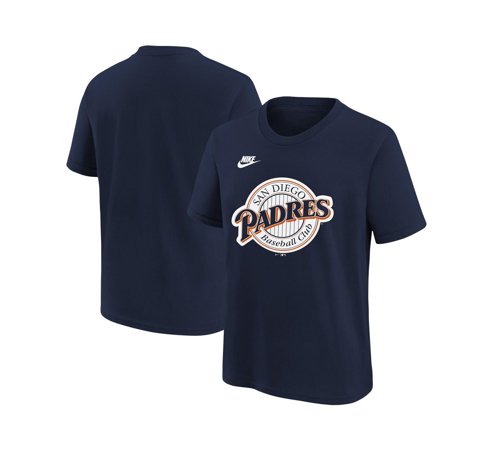 Футболка Nike для мальчиков и девочек Navy San Diego Padres Team Logo