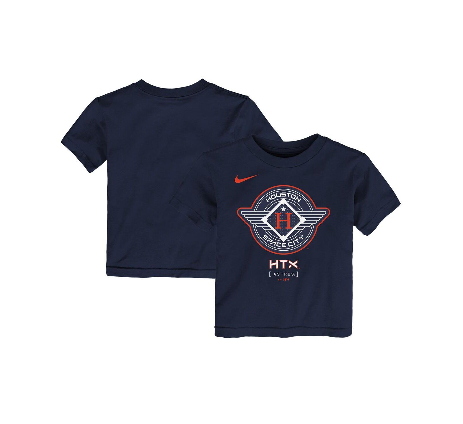 Nike футболка для малышей Houston Astros 2025 City Connect Logo, темно-синяя