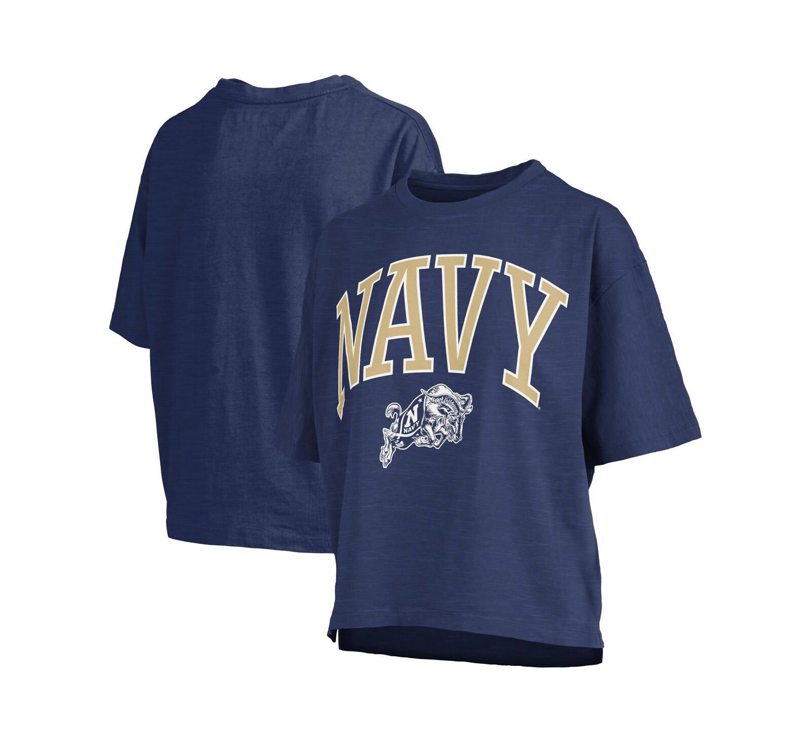 Женская футболка Pressbox Navy Midshipmen Nelson Arch