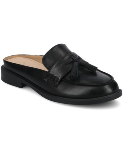 Journee Collection Women's Azura Tassel Loafer Mules