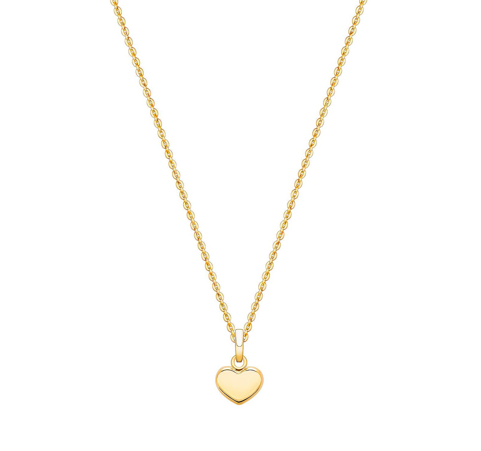 Tiny Blessings современное ожерелье с сердцем в 14K золоте