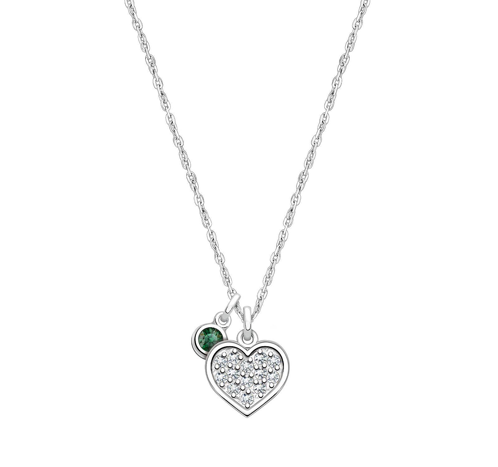 Ожерелье Tiny Blessings Sterling Silver Oh So Loved Birthstone