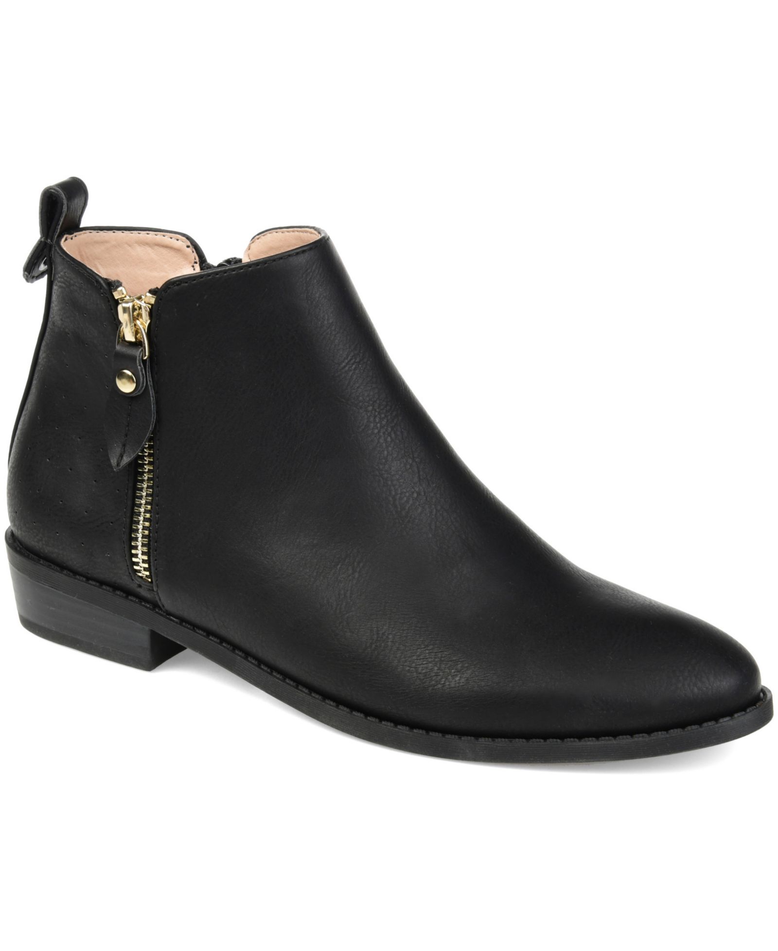 Journee Collection Women's Ellis Stacked Heel Booties