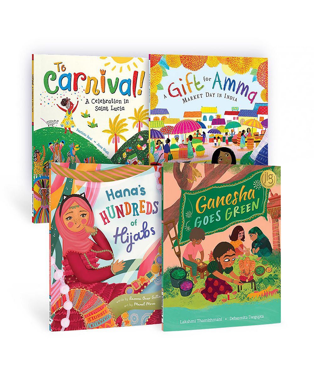 Набор книг Barefoot Books 1st Grade Authentic Stories Diverse Book Bundle, Set of 4