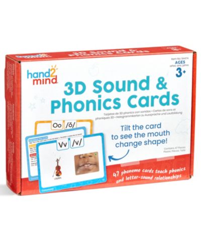 Карточки Hand2Mind 3D Sound and Phonics