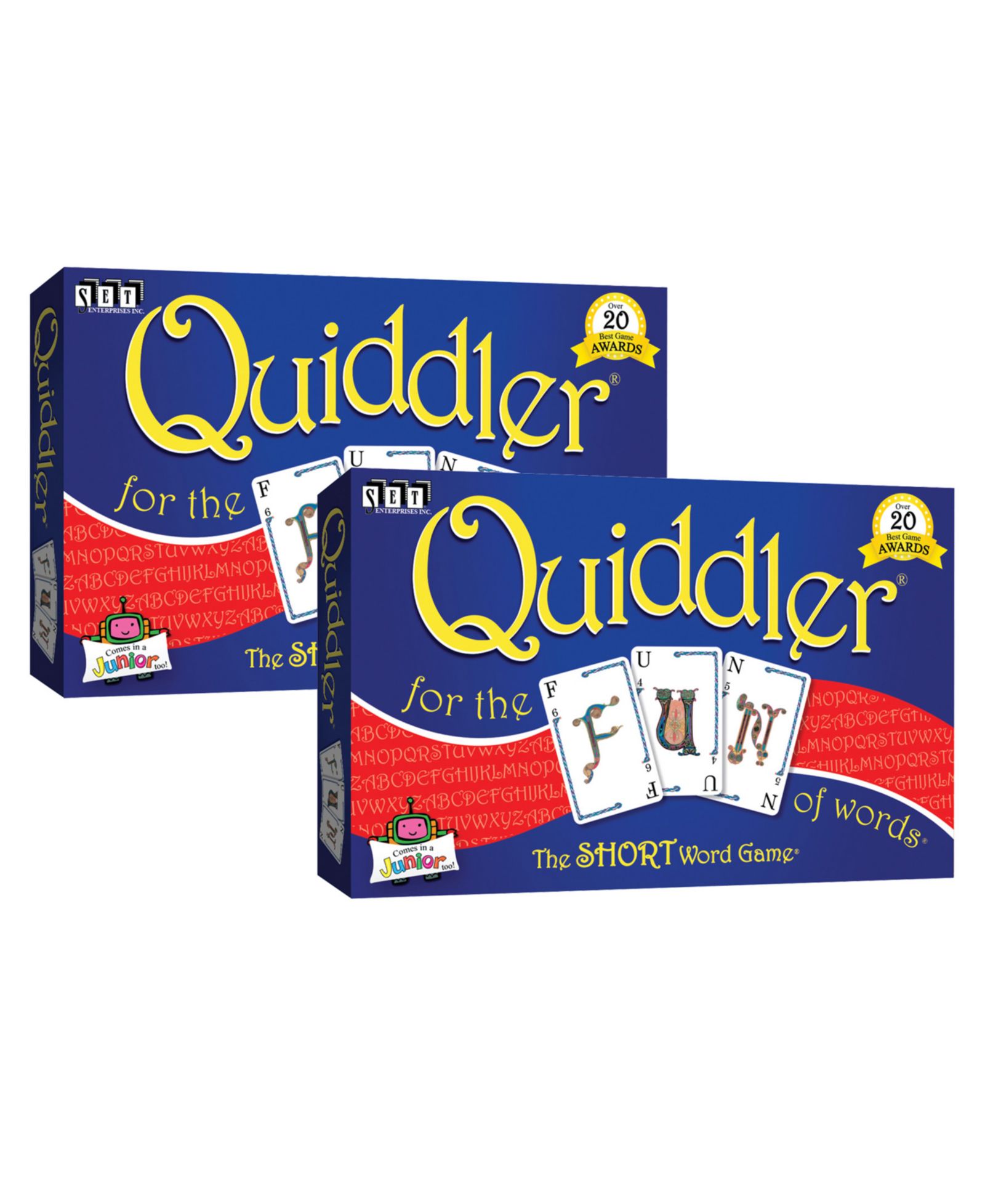Набор настольных игр SET Family Games Quiddler, 2 шт.