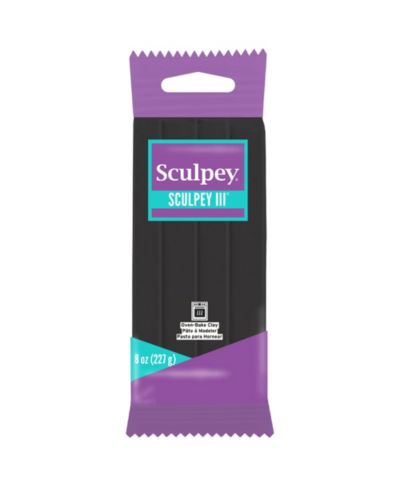 Sculpey III: Black - 8oz