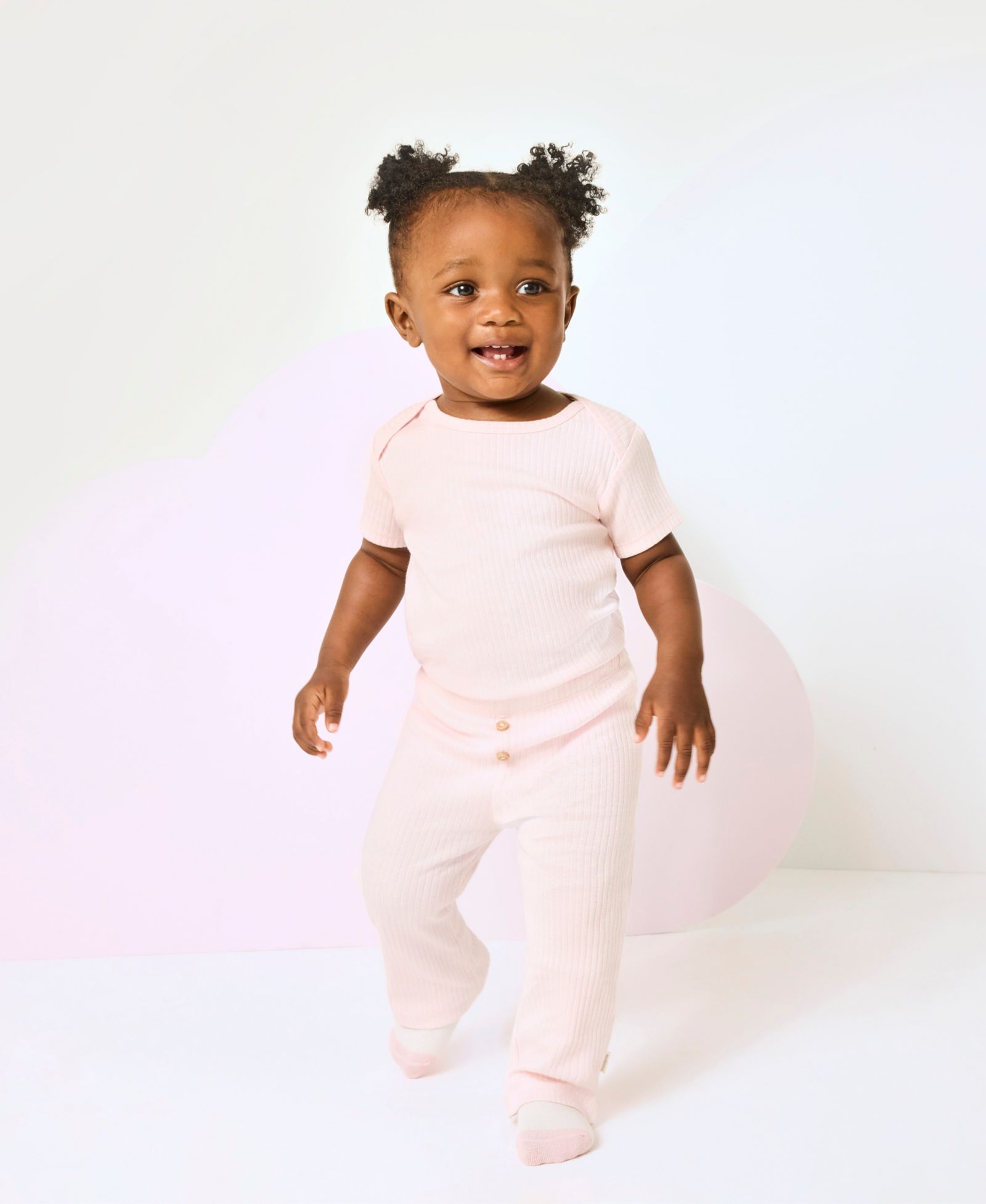 Huggies Baby Girls' Flared Leg Pants, 2-Pack Set
