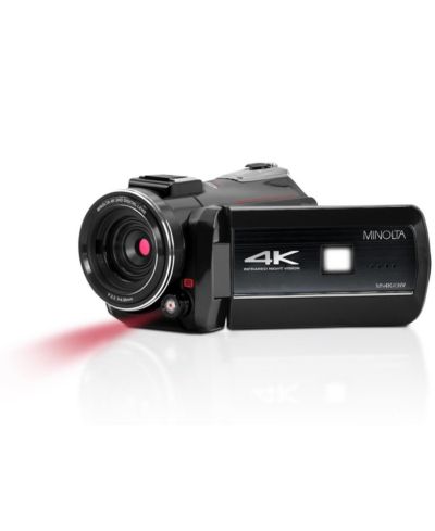 Видеокамера Minolta MN4K40NV 4K Ultra HD 30MP с сенсорным экраном и LED