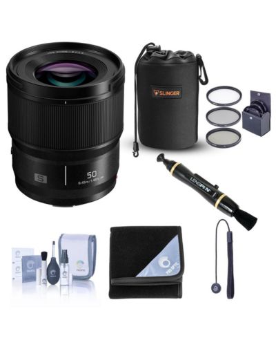 Объектив Panasonic LUMIX S 50mm f/1.8 для L Mount, комплект с фильтром ProOptic 67mm, чехлом, набором для чистки, колпачком