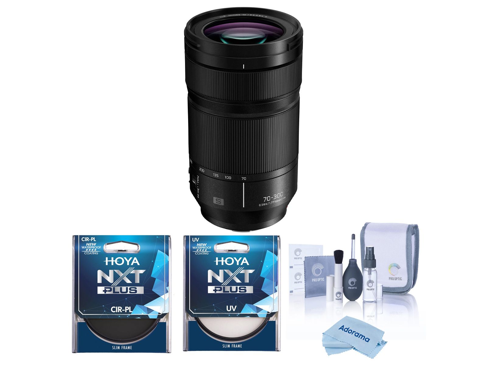 Объектив Panasonic LUMIX S 70-300mm f/4.5-5.6 для байонета L, с фильтрами UV/CPL 77 мм