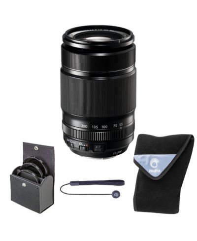 Объектив Fujifilm XF 55-200mm f/3.5-4.8 R LM OIS, комплект с фильтром 62mm и чехлом