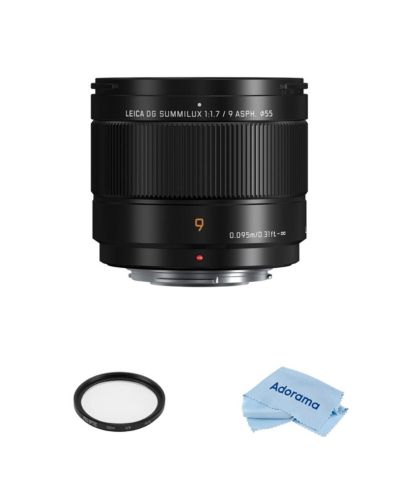 Объектив Panasonic Lumix G Leica DG Summilux 9mm f/1.7 Aspherical с UV-фильтром 55mm и салфеткой из микрофибры