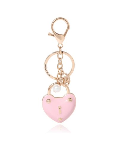 Juicy Couture брелок в форме сердца с замком и логотипом для женщин