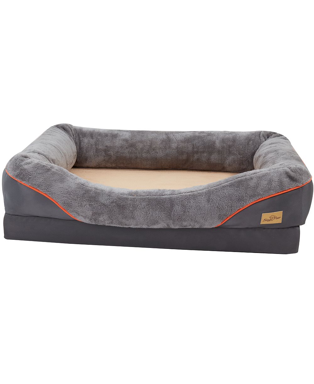 BINGOPAW Luxury Large Warm Washable Orthopedic Pet Bed for Dogs/Cats