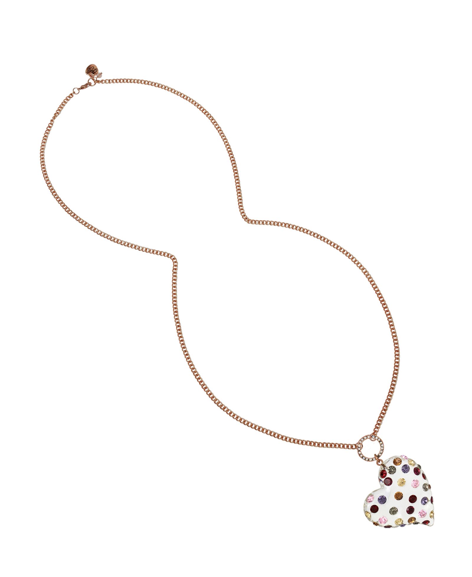 Betsey Johnson кулон в виде сердца из искусственного камня, ожерелье