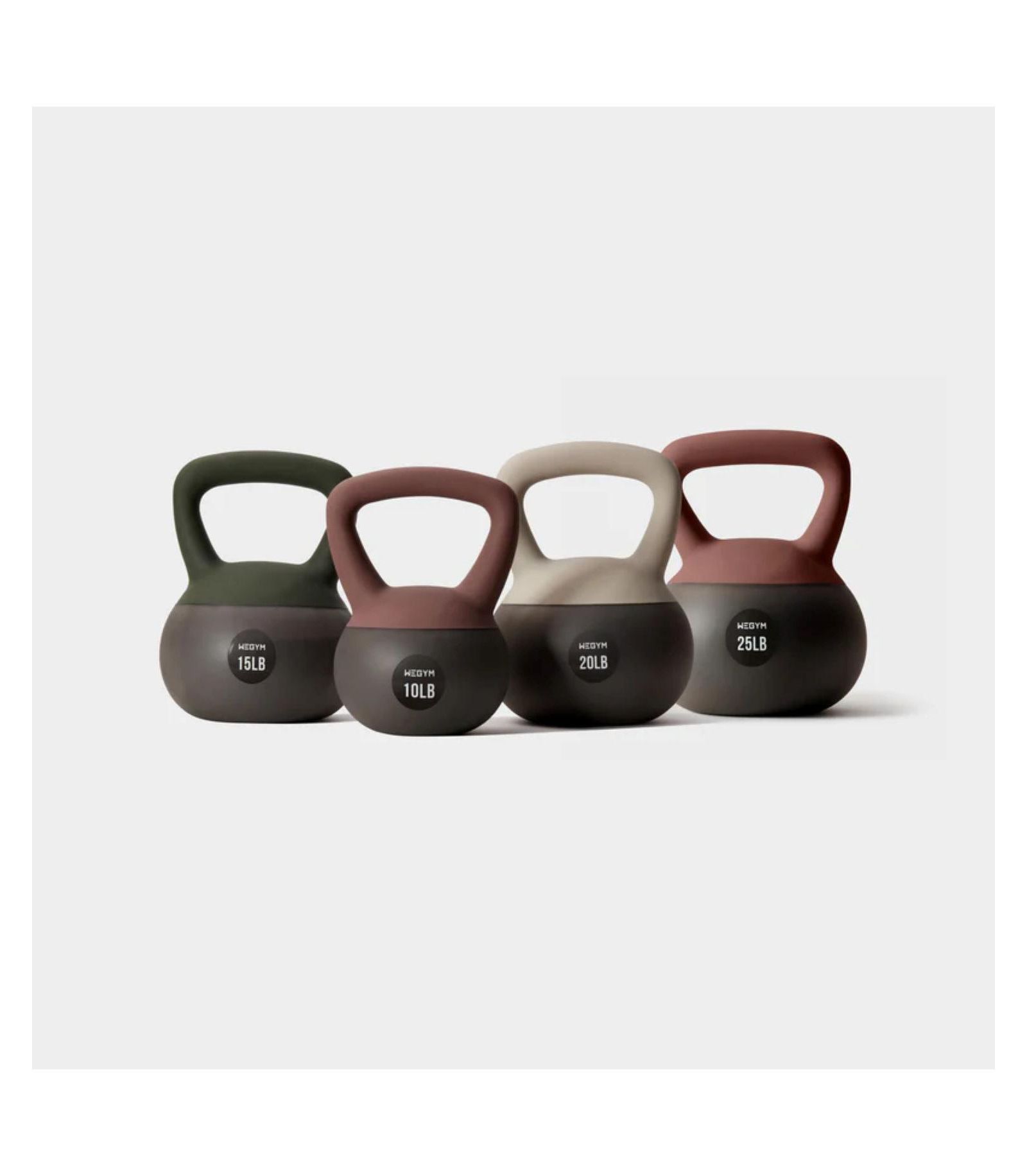 Soft Kettlebell 4pc Set - 10, 15, 20, 25 lbs