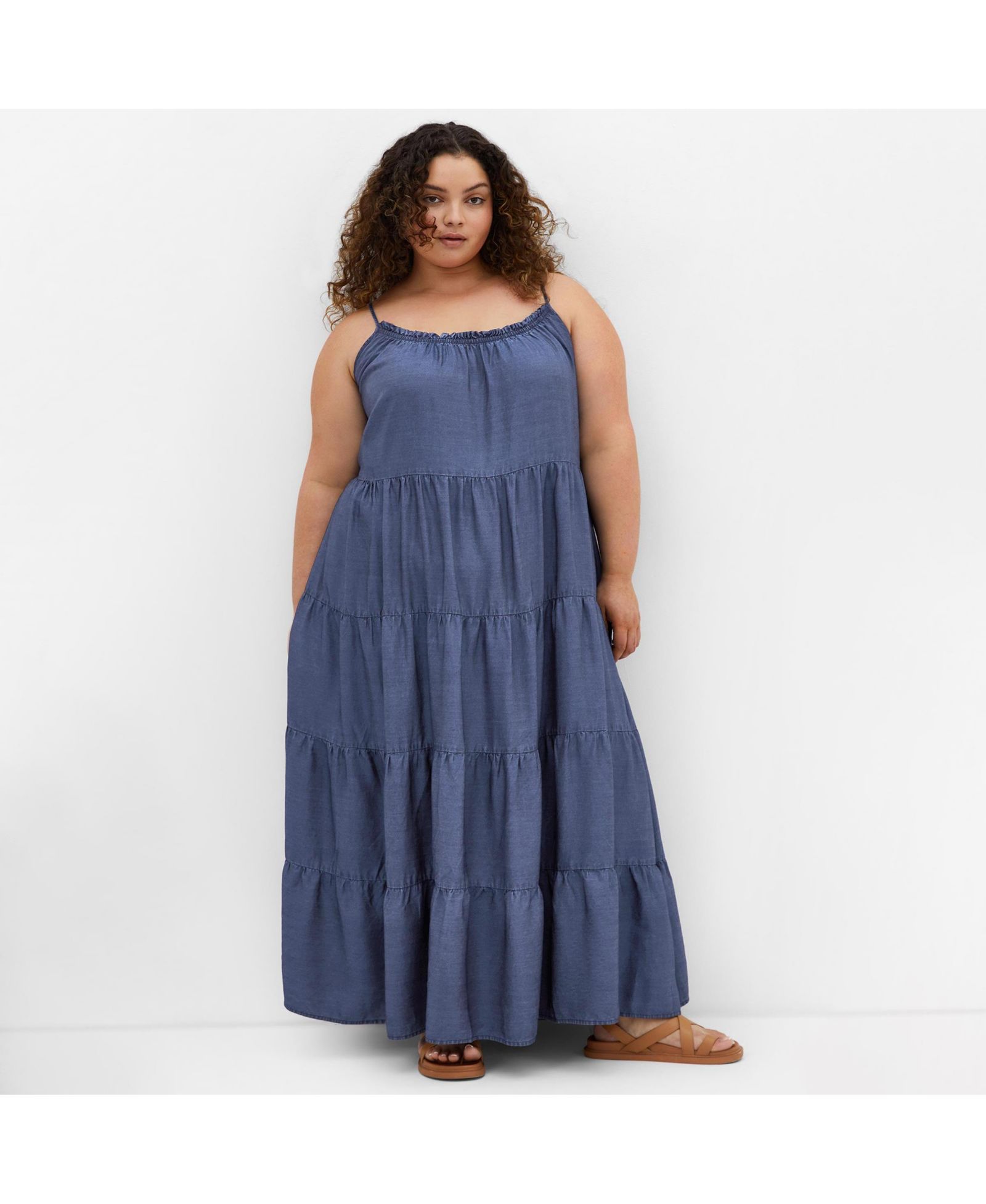 Макси-платье CITY CHIC Island Tier Plus Size