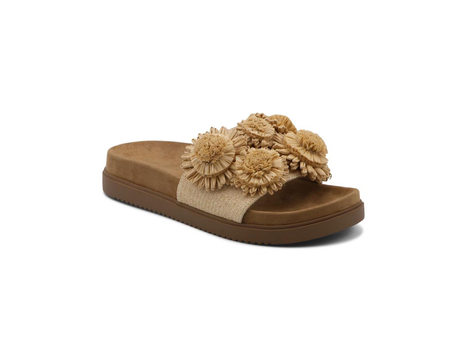 Charles David Womens Palms Footbed Slide Sandal