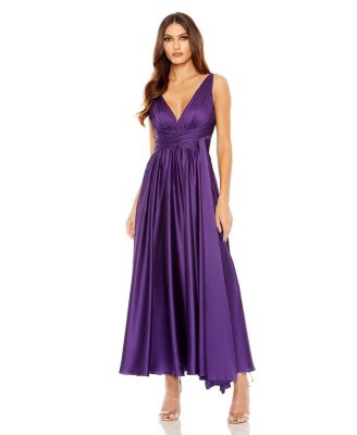 Женское вечернее платье Mac Duggal с лифом с сборками и бретелью-хомут