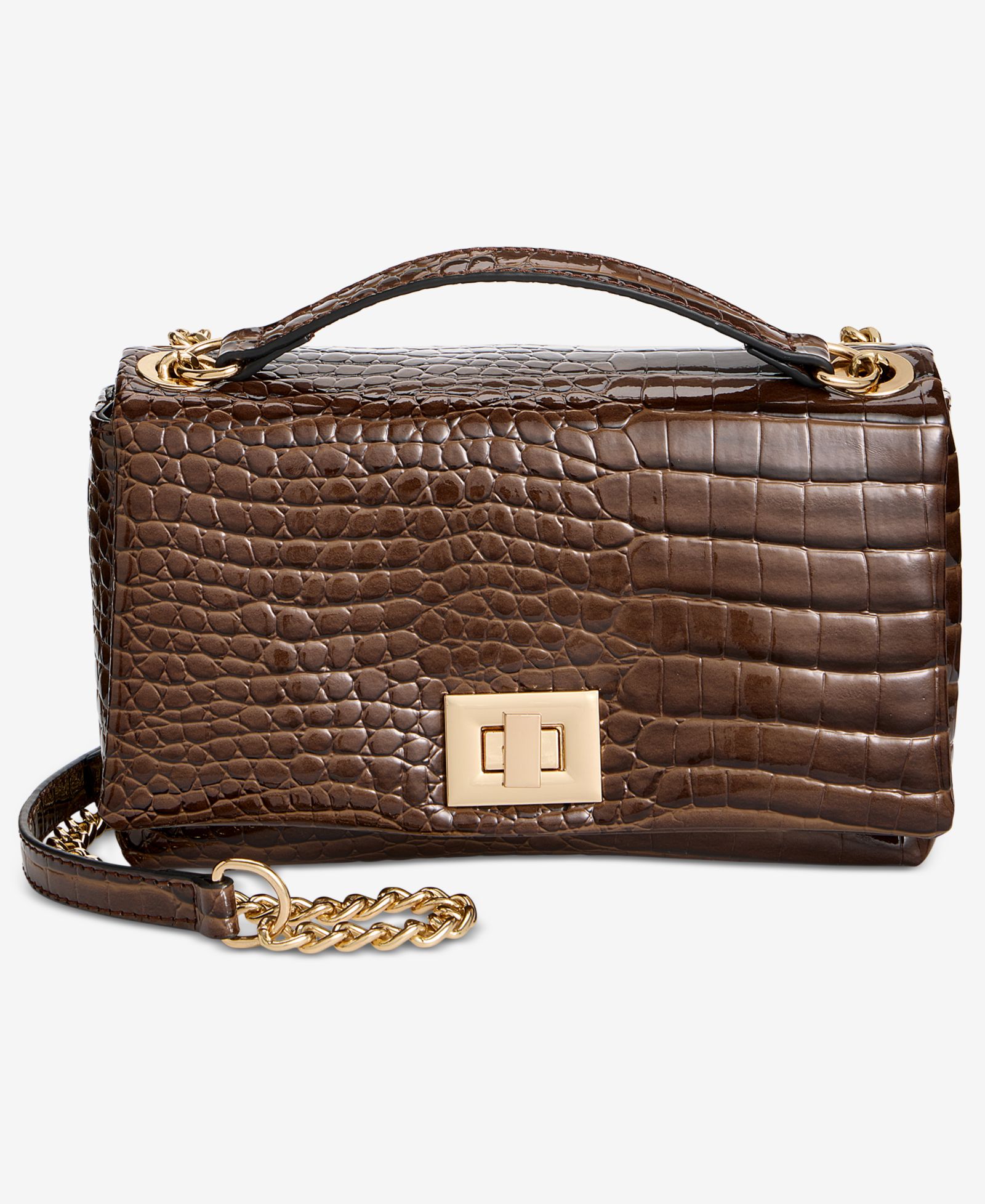 I.N.C. International Concepts Mini Ajae Croc-Embossed Shoulder Bag, Macy's Exclusive