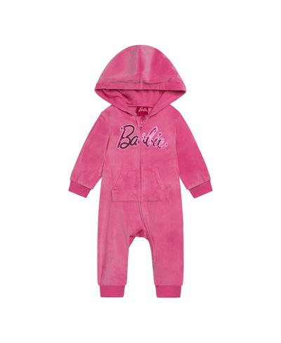 Barbie Детский комплект из худи на молнии и брюк из велюра