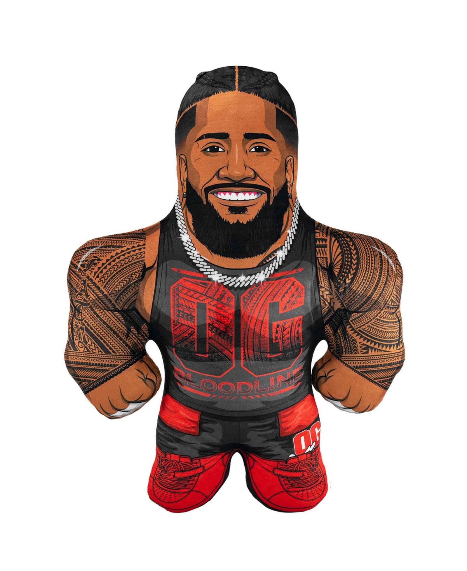 Мягкая плюшевая игрушка Bleacher Creatures WWE Jimmy Uso 24"