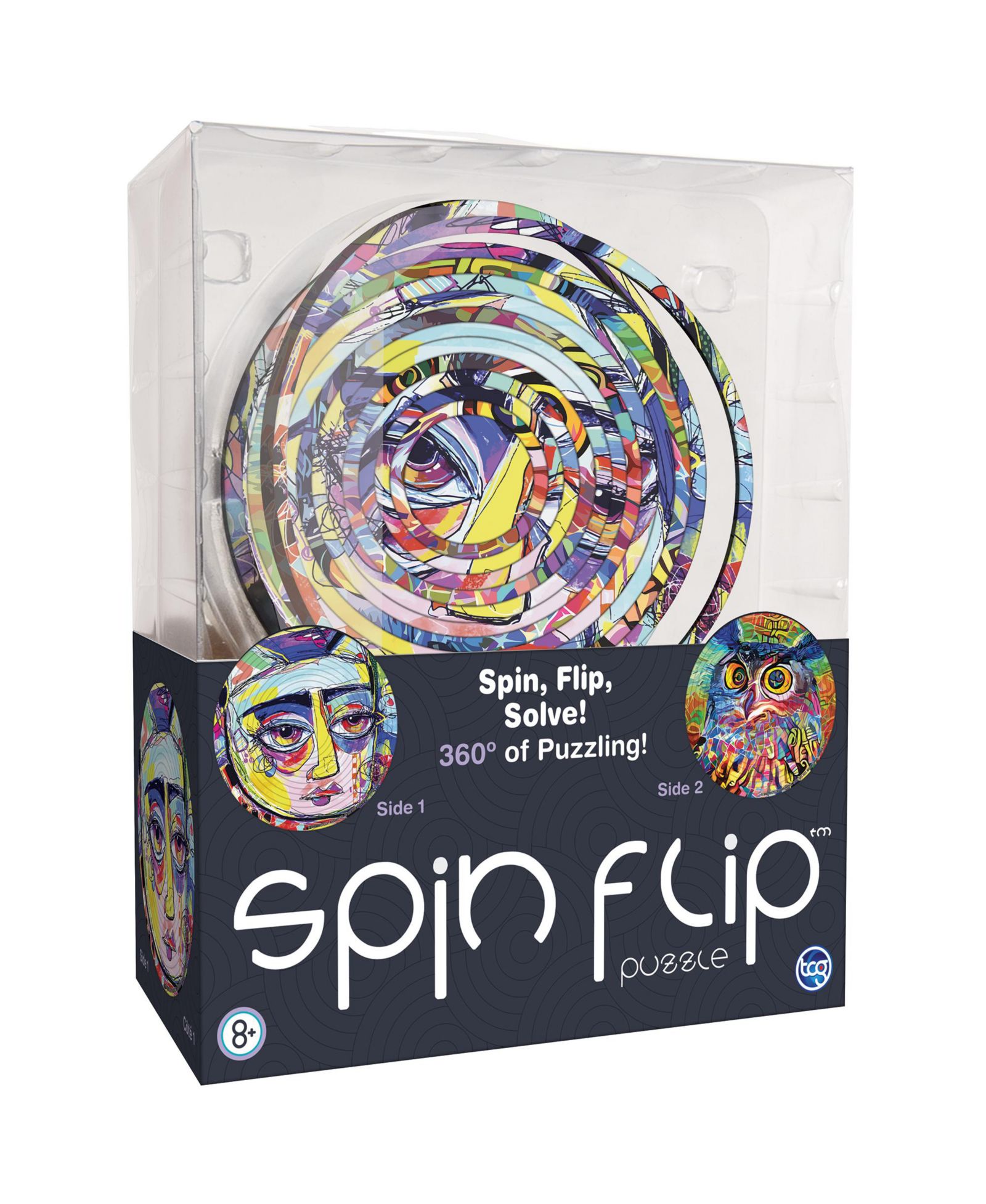 Spinflip Spin Flip Puzzle: Abstract 2L Двусторонняя головоломка, возраст 8+