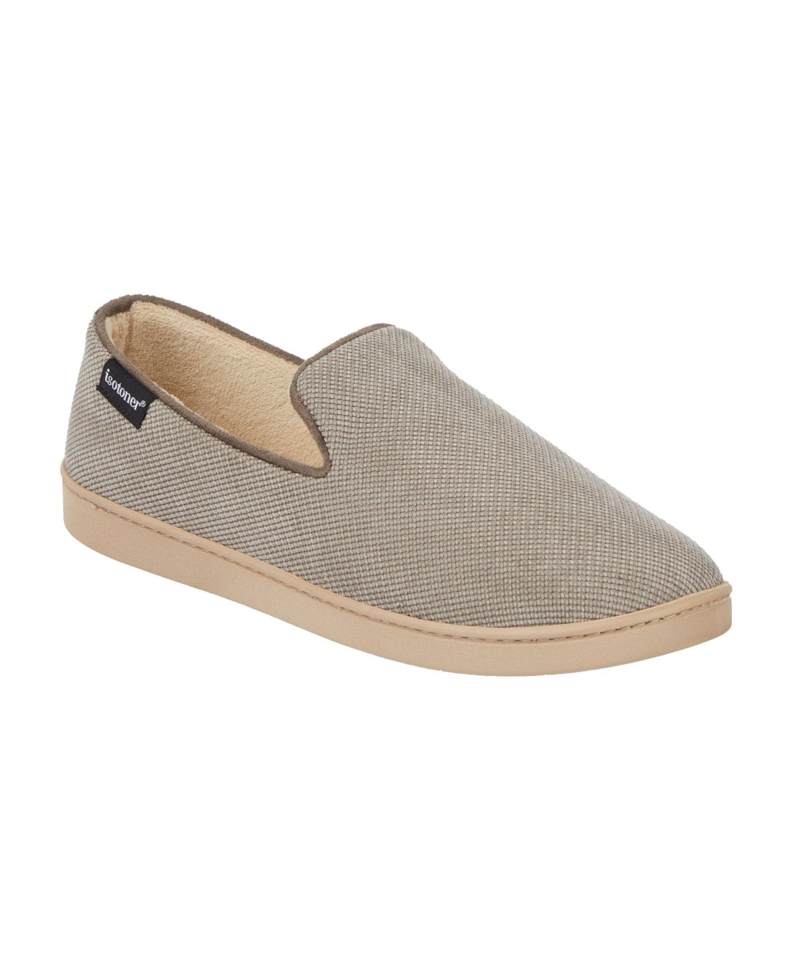 Isotoner Men's Diamond Corduroy Loafers