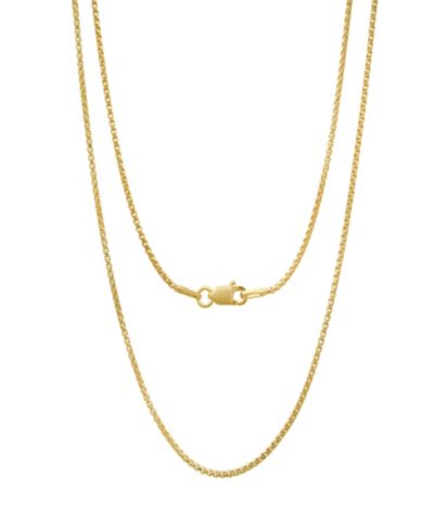 Steeltime Unisex золотая цепочка-колье 14K