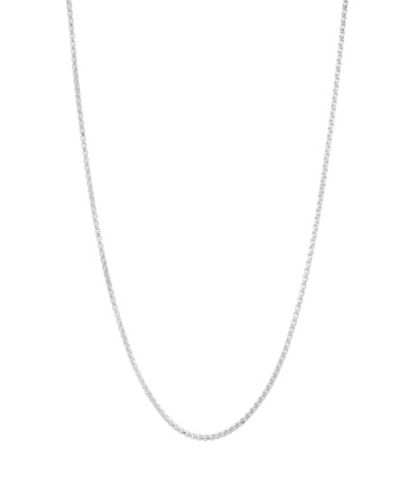 Унисекс цепочка-ожерелье Steeltime Sterling Silver Box Chain