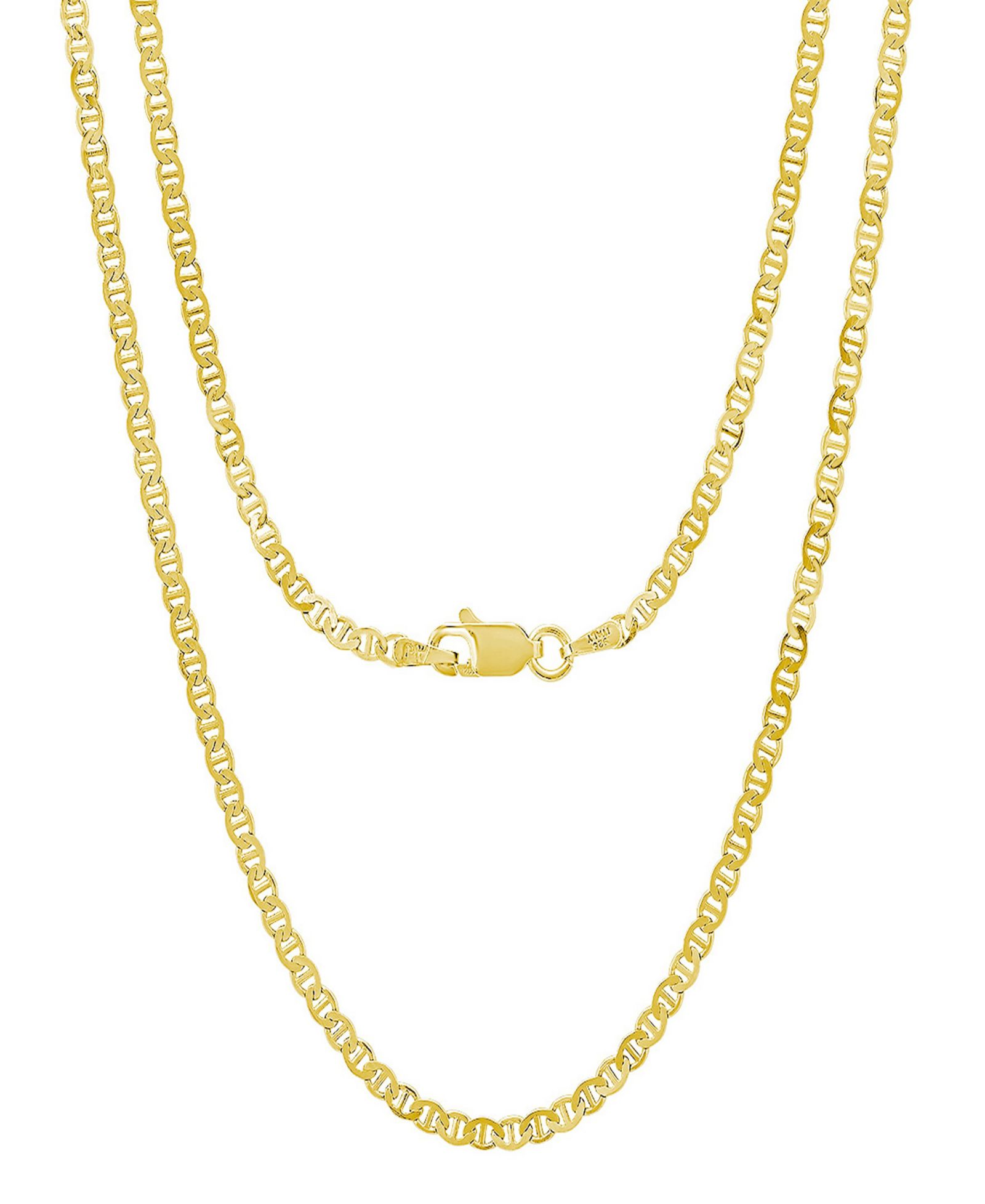 Унисекс колье Steeltime 14K Gold Plated Mariner