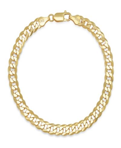 Браслет Steeltime из стерлингового серебра с напылением 14K Gold Plated