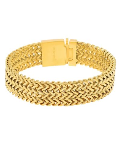 Мужской браслет Steeltime 18K Gold-Plated Stainless-Steel