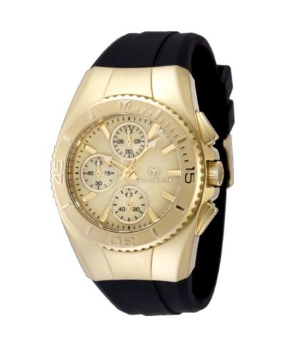 Женские часы TechnoMarine TM-124035 Cruise Original Quartz Chronograph с золотым циферблатом