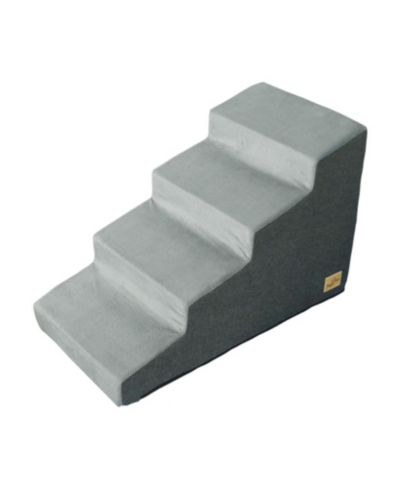 BINGOPAW 4-Step Non-Slip Sponge Dog Stairs for Small Dogs