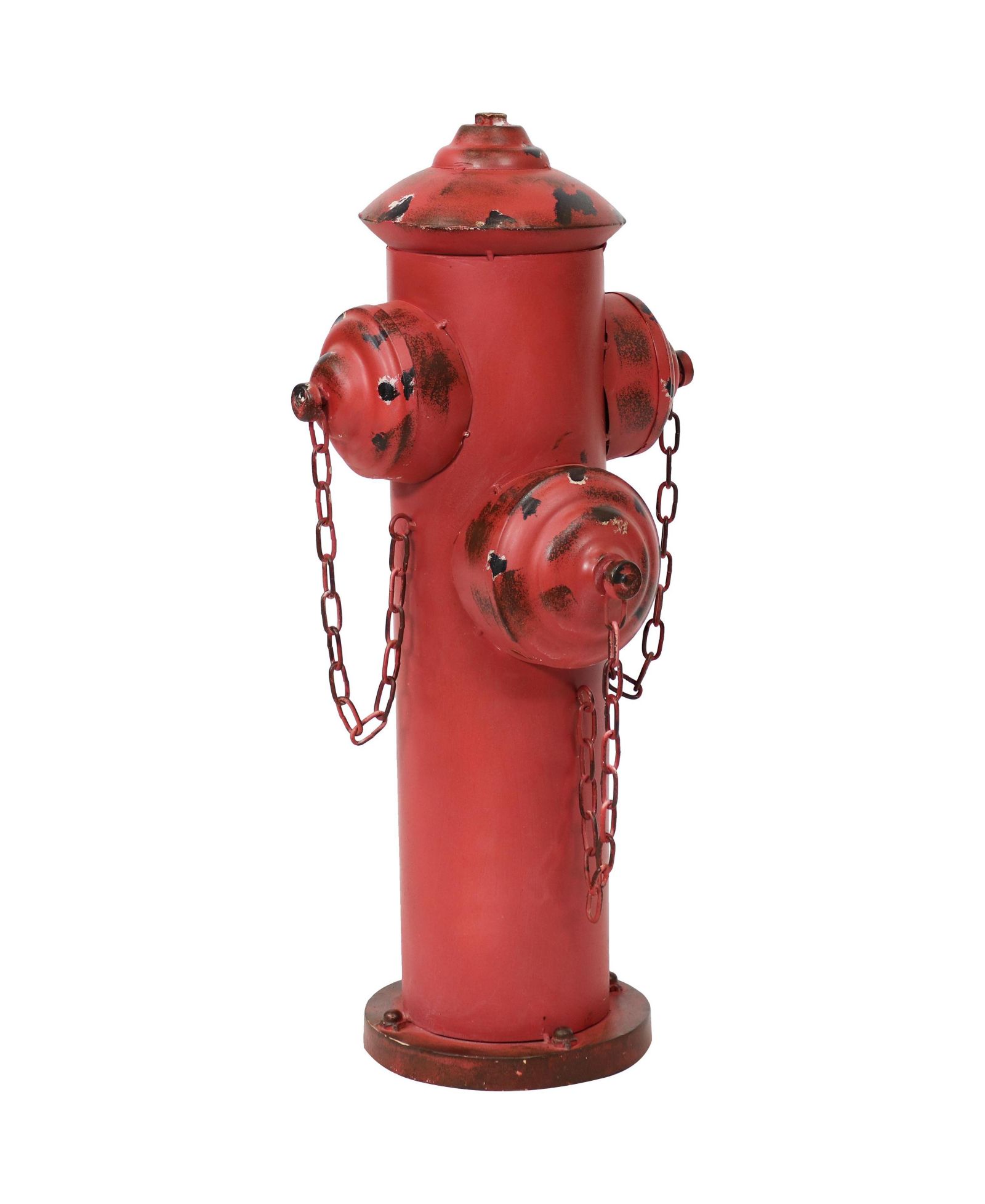 Sunnydaze Decor Metal Fire Hydrant Outdoor Garden Statue