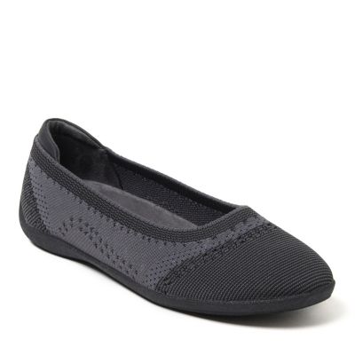 Dearfoams Women's Misty Ballet Flat Lightweight Slip Ons