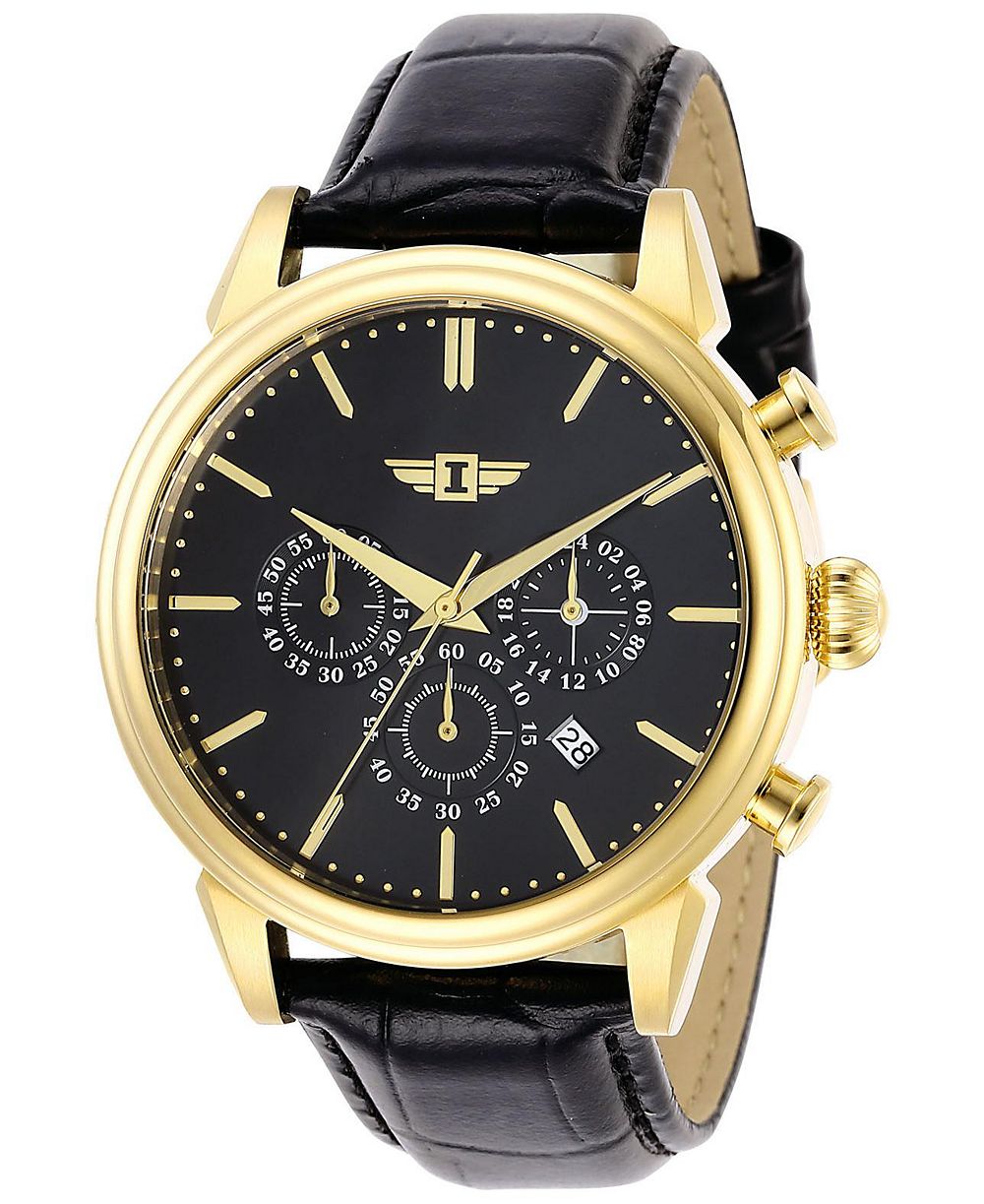 Invicta Men's IBI29865 I by Invicta Quartz Chronograph Black Dial Watch