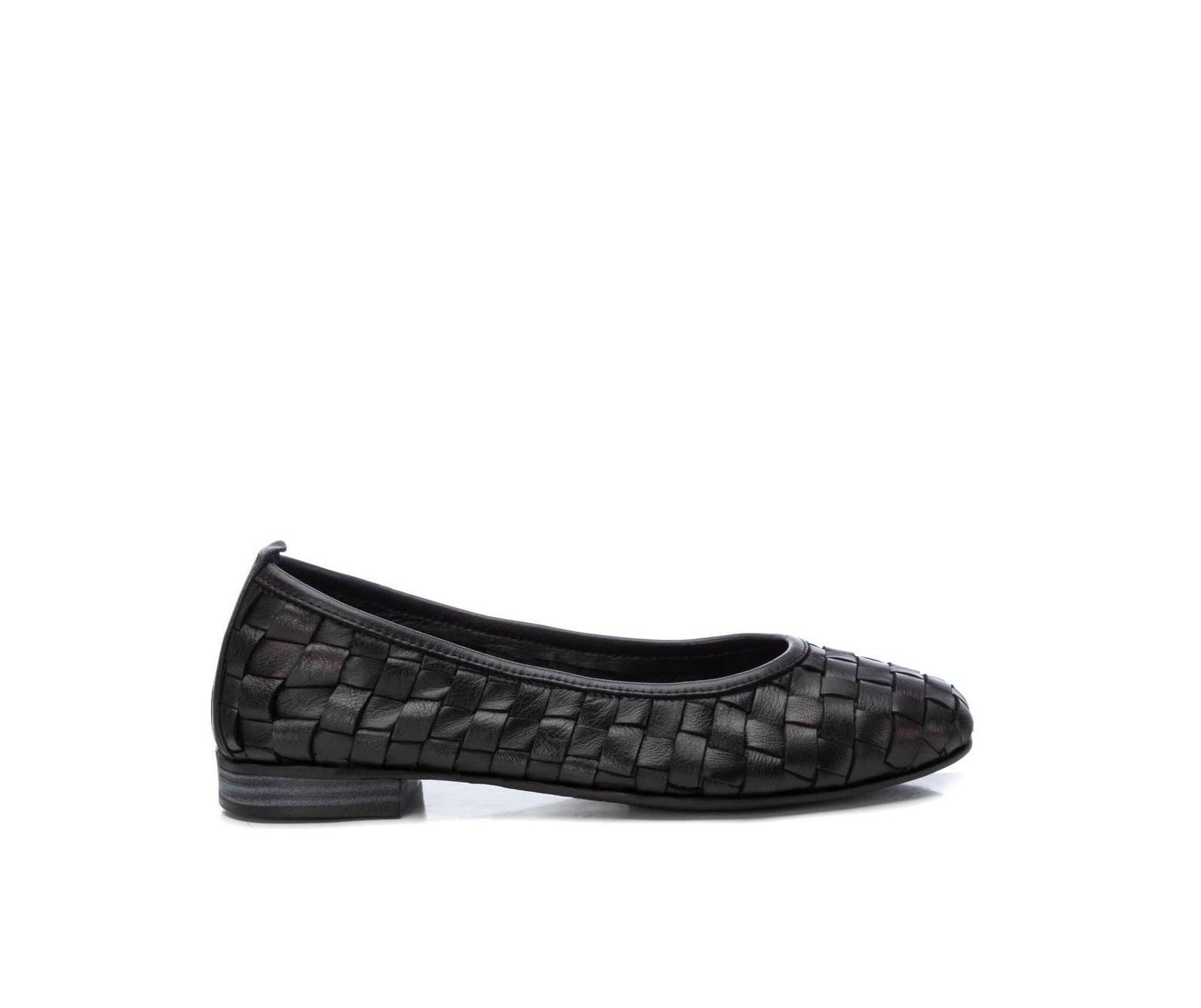 Carmela Leather Collection Women's Braided Flats By XTI