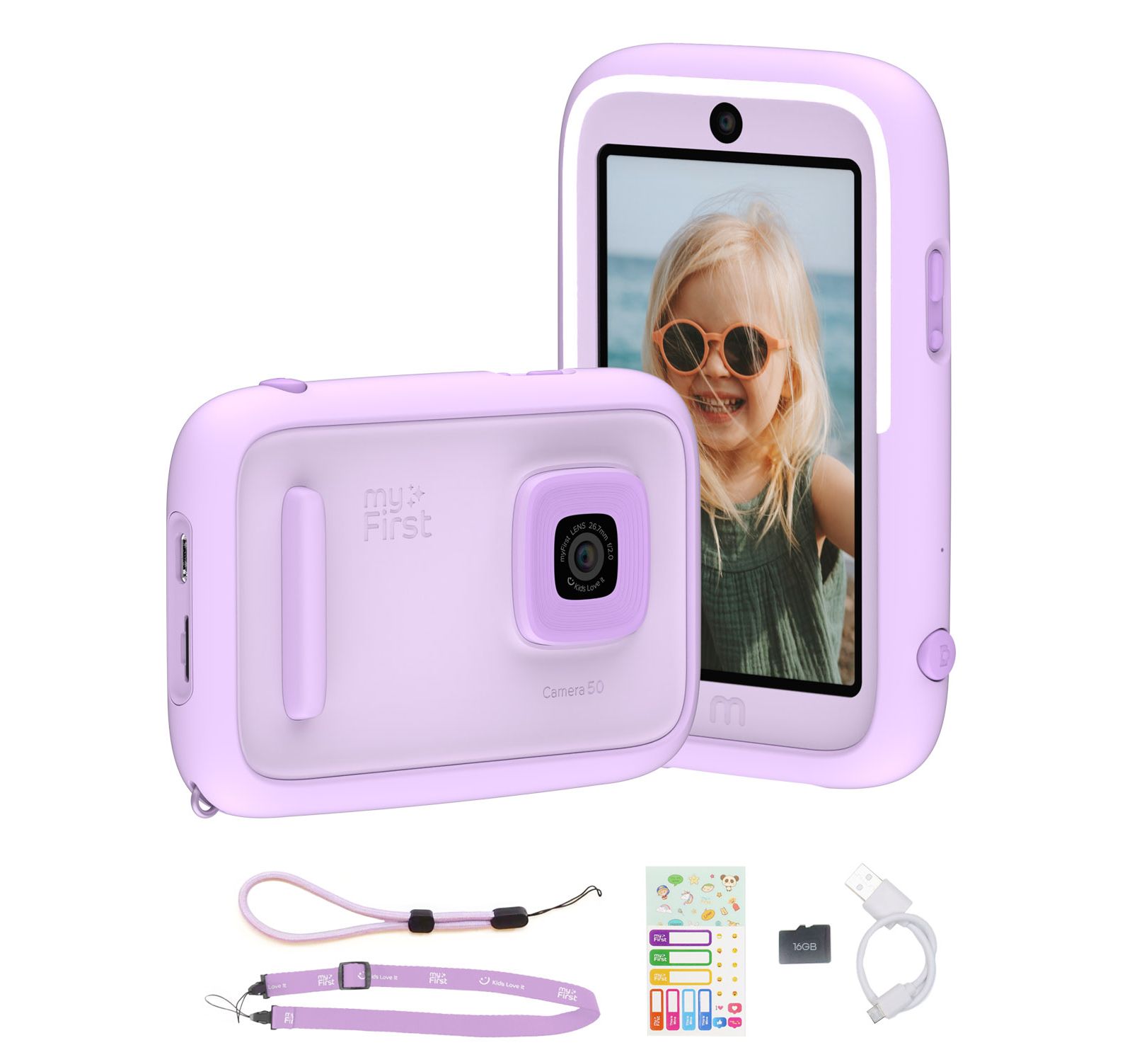 Myfirst Camera 50 AI Editor Kids Camera, 20MP & 1080P Video