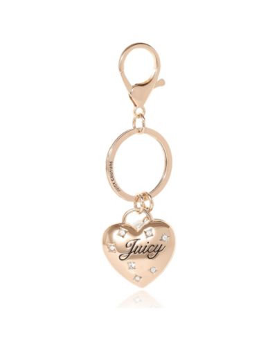 Брелок Juicy Couture Constellation Puffy Heart с прозрачными кристаллами, для женщин