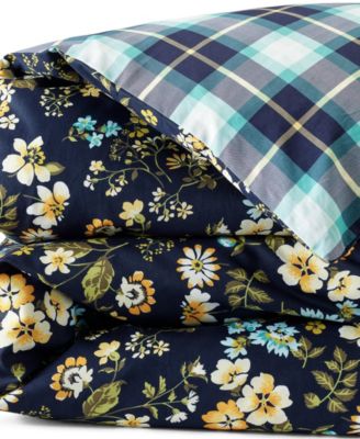 Radiant navy floral