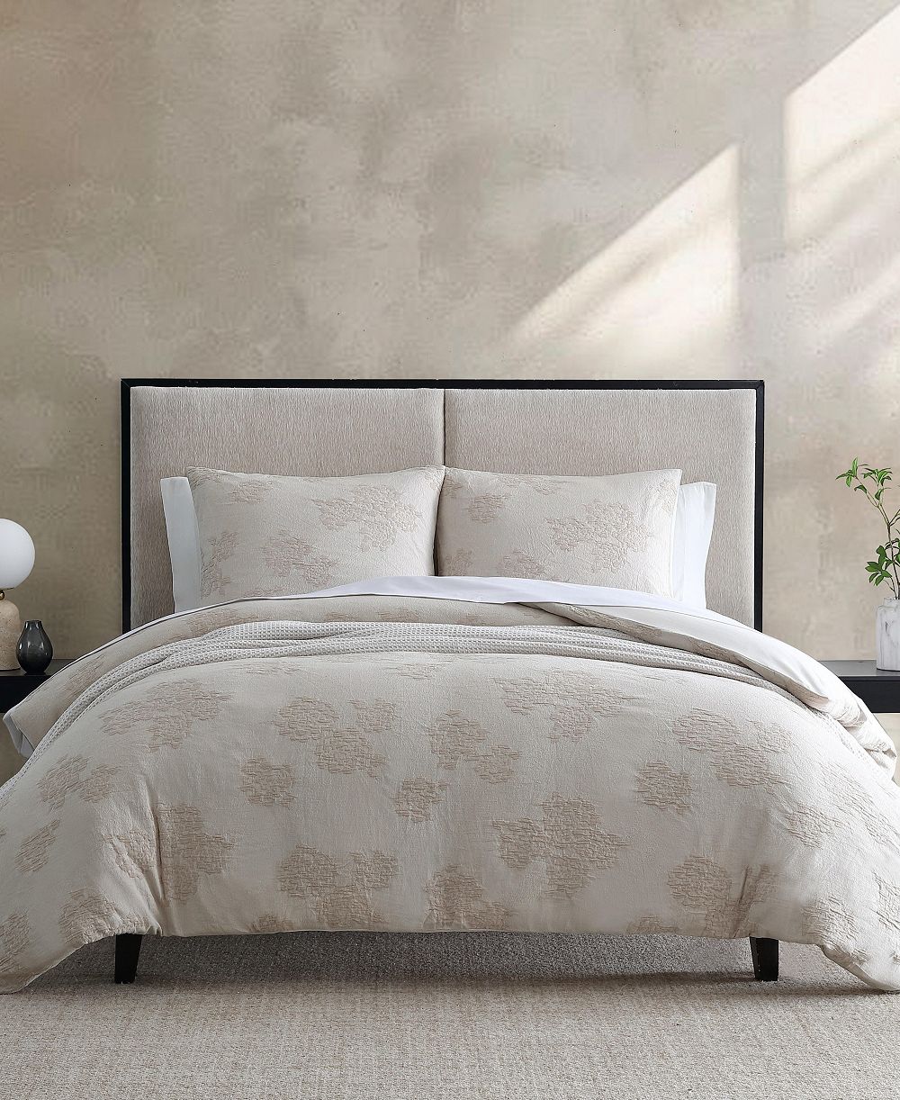Vera Wang пододеяльник Roses Cotton Jacquard 3-Pc. Queen