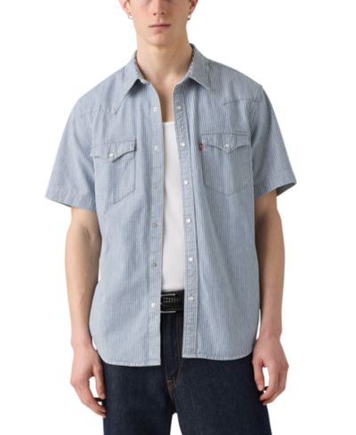 Рубашка Levi's® Men's Short Sleeve Snap-Front Western