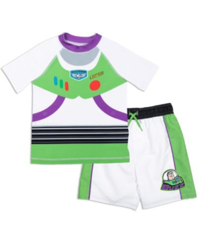 Детский комплект для плавания Toy Story Buzz Lightyear: рашгард и плавательные шорты, 2 части
