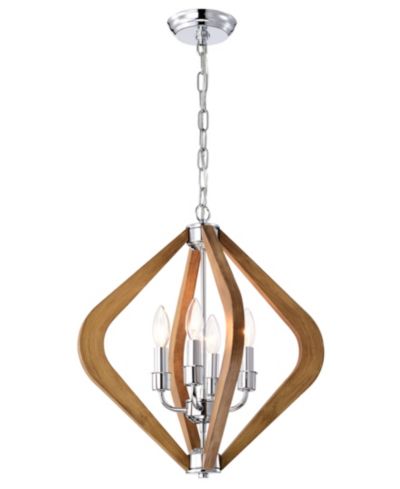 Люстра Home Accessories Vissent 4-световая для дома, 18"