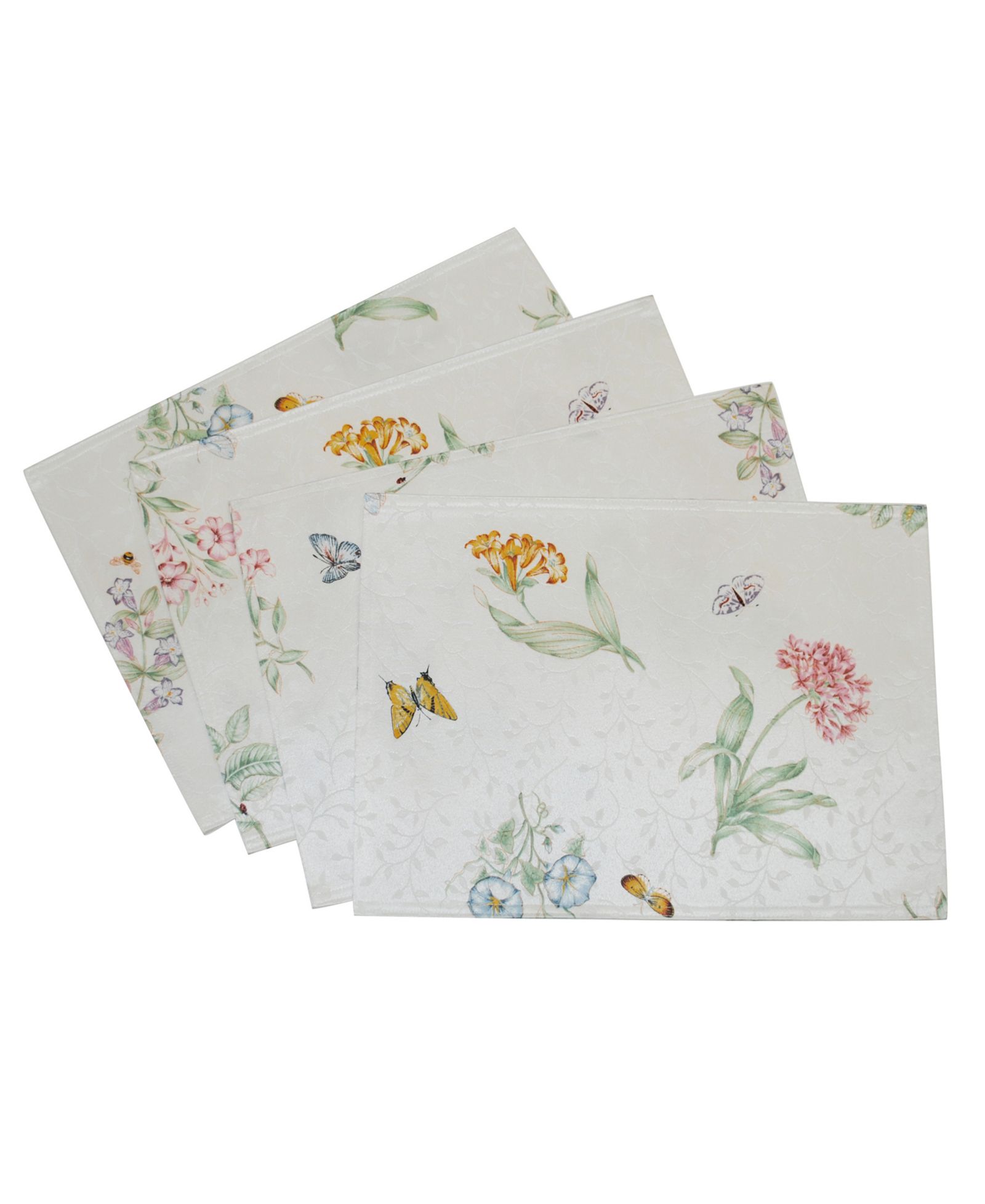 Lenox Подставки под тарелки Butterfly Meadow, набор из 4 шт, 13" x 18"