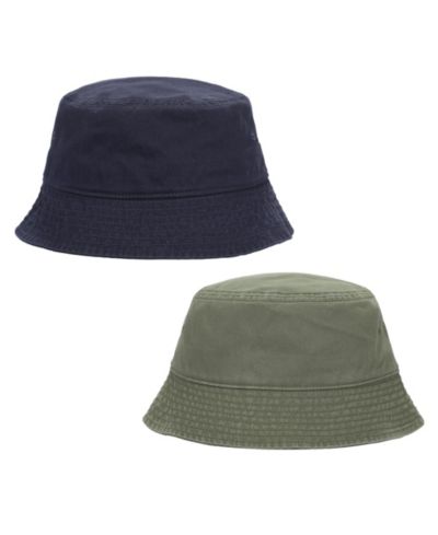 Generic Men's Bucket Hat 2-Pack Navy & Olive