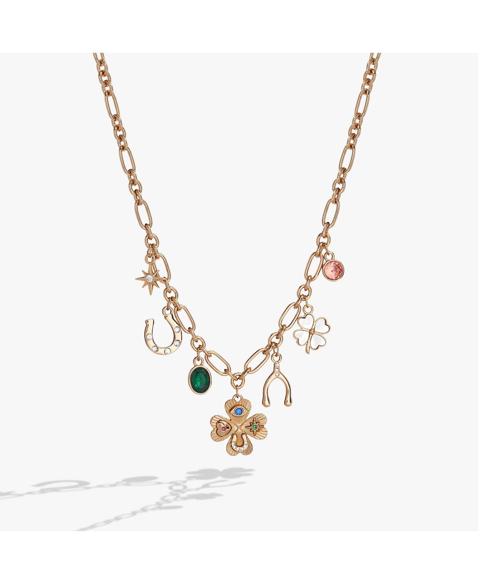 Ожерелье Lucky Four Lear Clover Charm с подвеской